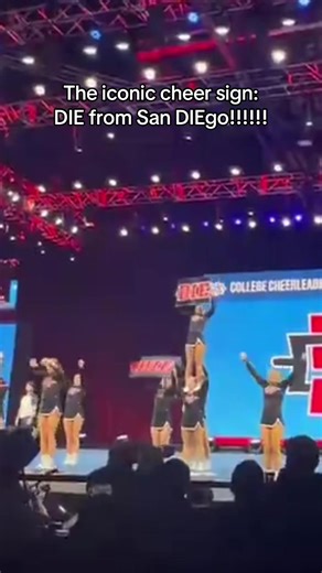 Vid is from @cheeringuy!!! #sandiegocheer #cheer #collegecheer #uca #cheertok