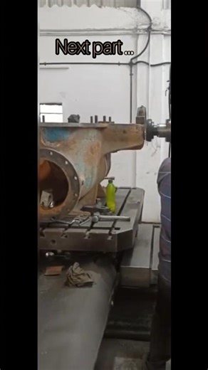 “Purane pump housing ko phir se perfect banane ka kaam — Line Boring!” 🔧#shorts#mechanic#workshop#