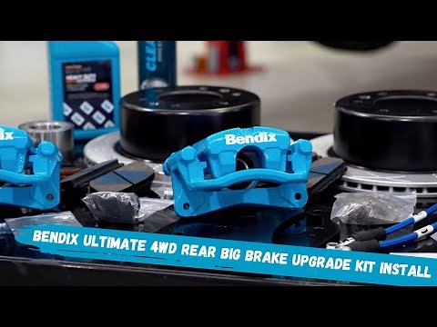 Bendix Ultimate 4WD Rear Big Brake Upgrade Kit Install