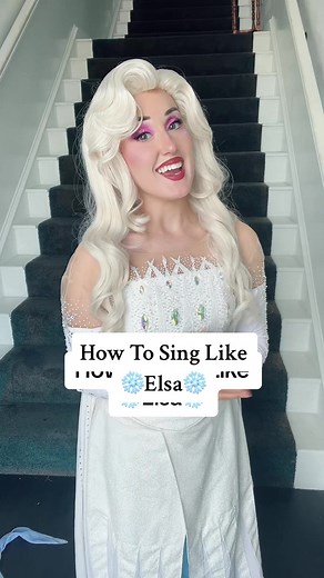 Disney Princess Elsa Singing Tips and Makeup Tutorial