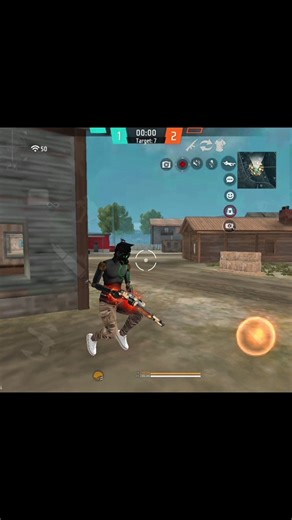 old back jump 🦘☠️ #freefire #ultra111xff #backjump