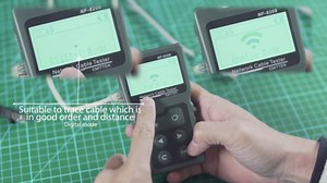 Network Cable Tester, PoE Tester with NCV & Lamp, 4 in 1 Wire Tracker for CAT5e/CAT6/CAT6a, Detect PoE Voltage PSE Standards Measure Cable Fault Distance by TDR Function