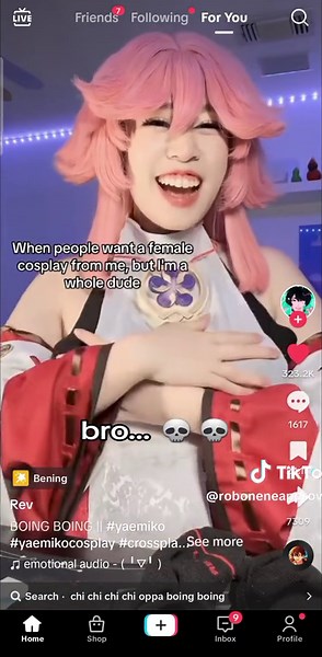 Yae Miko Cosplay Funny Moments Compilation