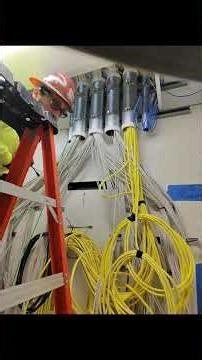 Installation of 18” Ladder Rack for MDF Build | Structured Cabling & Server Room Infrastructure