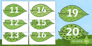 Numbers 11-20 on Minibeasts