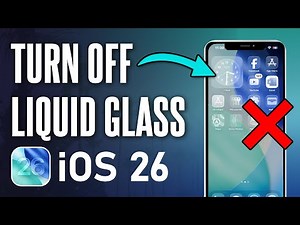 How to Turn OFF Liquid Glass on iPhone (iOS 26)