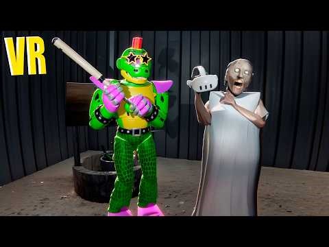 VR BROTHER GIGA MONTY VS GRANNIE FNAF COOP BONELAB MOD STOLE VR HELMET OCULUS QUEST 3