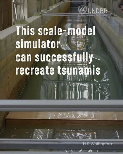 Engineers have created a tsunami in a lab | UNDRR