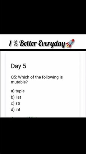 Day 5 of Python Interview Question | Tricky but Simple | DSA Prep