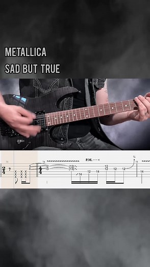 Sad But True - Metallica youtube.com / Mr. Tabs Credit: @Mr. Tabs #metallica #sadbuttrue #metallicacover #2000 #guitar #fyp
