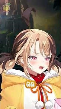 Gigi Turns Into “Gigimoco” Doing Fuwamoco Intro #vtuber #hololive #envtuber #vtuberclips