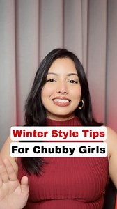 Winter Style Tips for Chubby Girls 🩵 - Ditch your Turtle Neck sweaters and opt for V neck or Scoop Neck sweaters. And if you want to wear turtleneck, then opt for mock neck sweaters, as it will not add any bulk to your neck area. - Instead of wearing short and chunky sweaters, opt for long coats, in Darker colours like Coffee brown, Army Green or Navy blue, Burgundy or Black - Reverse the attention- i.e, where darker colour top layer and light colour colour on the inside, this will bring the at