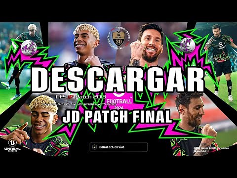 DESCARGAR JD PATCH 6.2 FINAL 2025 - 2026 - PES 2013 PC
