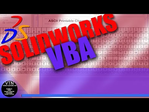 SOLIDWORKS VBA 01( What is VBA? )