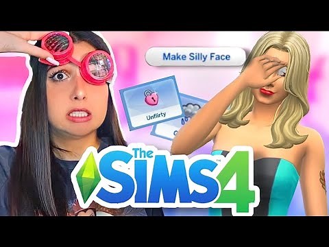 FAIRE UN SIM AVEC DES LUNETTES BOURRÉES | sims 4 challenge