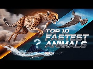 Top 10 Fastest Animals in the World | Fastest Land, Air, and Sea Animals