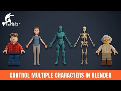 Stop Switching Between Armatures! - RigPicker for Blender