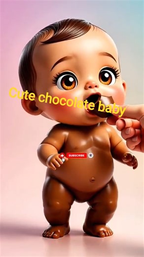 This Chocolate Baby Is TOO Cute 😍🍫 #Shorts