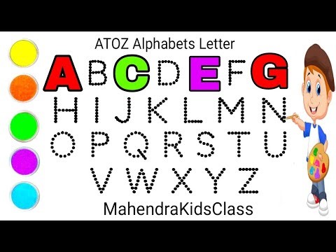 Alphabets Letter | Abcd Cartoon Video | Abcd rhymes | atoz Kidssongs | Counting Video |Phonics Songs