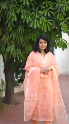 🌸 PASTEL KOTA DORIYA BLOCK PRINT SET WHICH SURELY A STUNNER IN EVERY OCCASION🌸