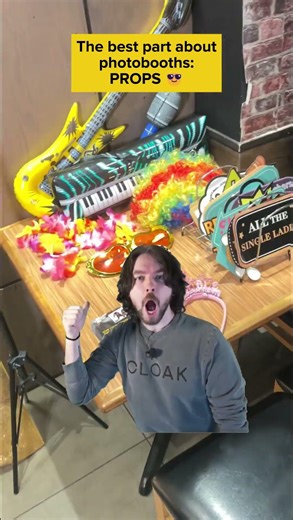The Best Part About Photobooths? PROPS 😎 | Vivid Curiosity Photobooths