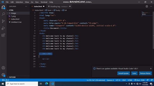 Html tutorial | part #1