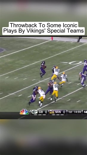 Throwback to some iconic plays by Vikings’ special teams #nfl #nflfootball #footballtiktok #minnesotavikings #vikings