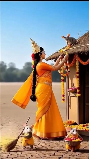 माता पार्वती गणेश जी के विवाह की तैयारी कर रही थी|🙏💐♥️#ganesh #mahadev#ganpati