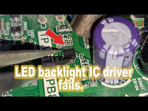 LED driver IC replacement.