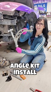 510K views · 19K reactions | Installing an angle kit on my 350z drift car! #diy ‍ | Team Sally Racing | Facebook