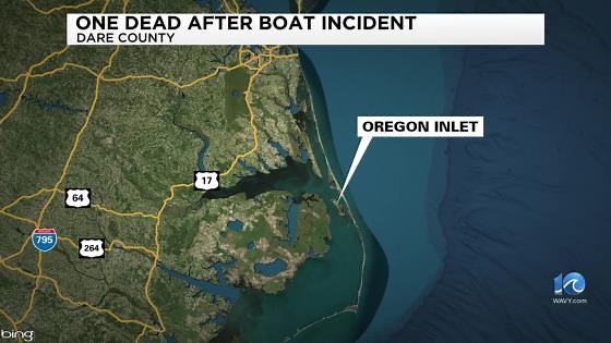 One dead, one injured after boat capsizes in Oregon Inlet