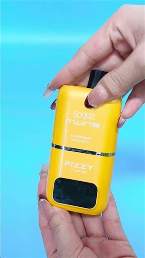 Rich flavors, long-lasting puffs. Fizzy Twins 50K Puffs for peace of mind.❤️ #fizzyvape #vapelife
