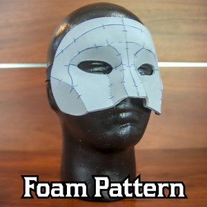 Masquerade Mask Foam Pattern | Costume Accessory, Cosplays, Party, Face and Head Accessory, Ball, Opera, Carnival Theatre Craft Art Template - Etsy