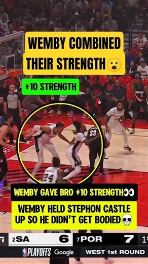 Wemby INVENTED a new help defense😮