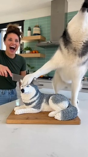 Cake prank on husky 😂 #facebookreels #funnyreels #funnyreelsvideo #prankvideo #funnypets #husky | Unexpected Things