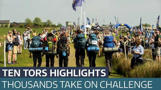 The best of the action from Ten Tors as thousands battle tough conditions to finish - Latest From ITV News
