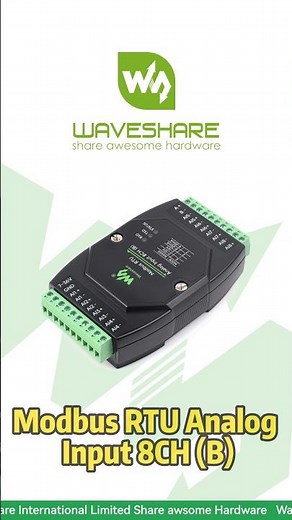 Industrial 8-CH Analog Input Module#waveshare #modbus