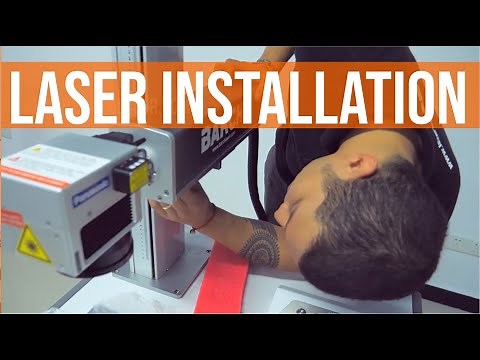 Laser engraving machine, installation, tutorial 1 of 8 ‪@BarchLaser‬