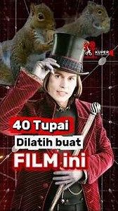 40 TUPAI BENERAN DILATIH BUAT FILM CHARLIE AND THE CHOCOLATE FACTORY?! 🐿️🍫