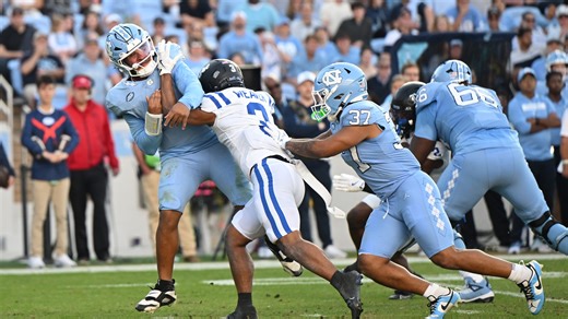 UNC football vs Duke highlights: Blue Devils keep Victory Bell