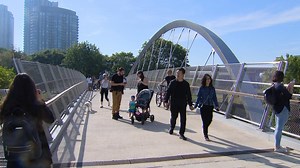 Garrison Crossing pedestrian bridge officially opens