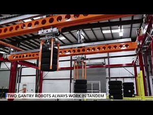 Tire Wheel Assembly Gantry Robot ASRS