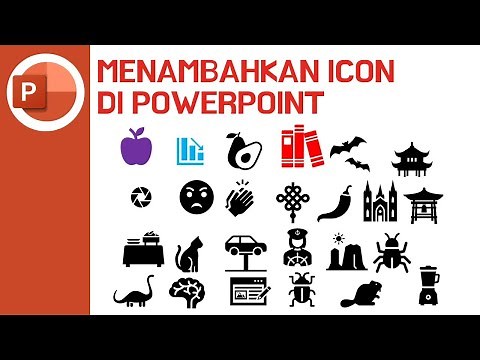 Cara menambah icon di power point | Powerpoint untuk pemula