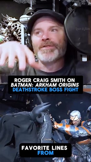 Love it Film | Roger Craig Smith (@rogercraigsmith) on the iconic boss fight in Batman: Arkham Origins 🦇 Don’t we all just get chills when Roger does his... | Instagram