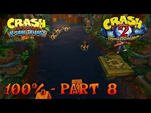 Crash Bandicoot 2 - N. Sane Trilogy - 100% Walkthrough, Part 8: Air Crash (Crystal & Bonus Exit)
