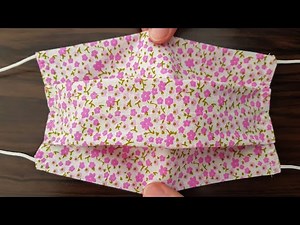 Make Fabric Face Mask at Home / DIY Face Mask With Sewing Machine / Easy Face Mask Pattern