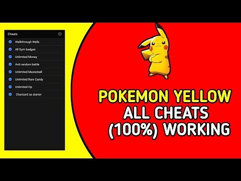 Pokemon Yellow Cheats – Gameshark Codes for [GBC]