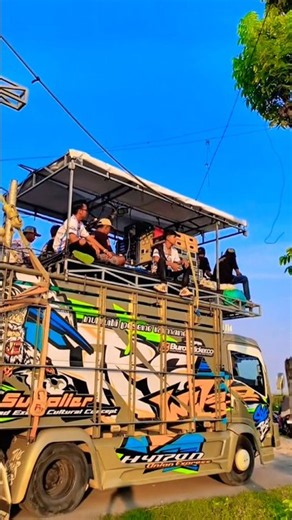 Sound horeg naik truk SJF Audio