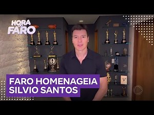 Rodrigo Faro inicia programa com homenagem a Silvio Santos: "Uma referência"