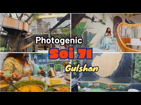 The Soi 71 is most Beautiful, Photogenic and aesthetic thai restaurant in gulshan 2 Dhaka Bangladesh